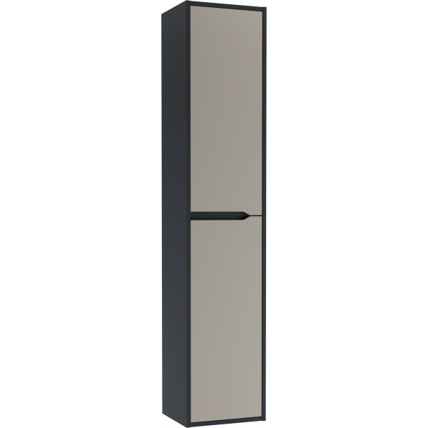 Пенал подвесной 35 Karat Серый тауп без ящика правый Домино (DK3214P)