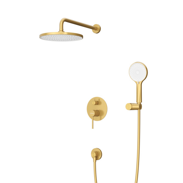 Душевая система Cezares Relax брашированное золото (RELAX-DSET-BORO)