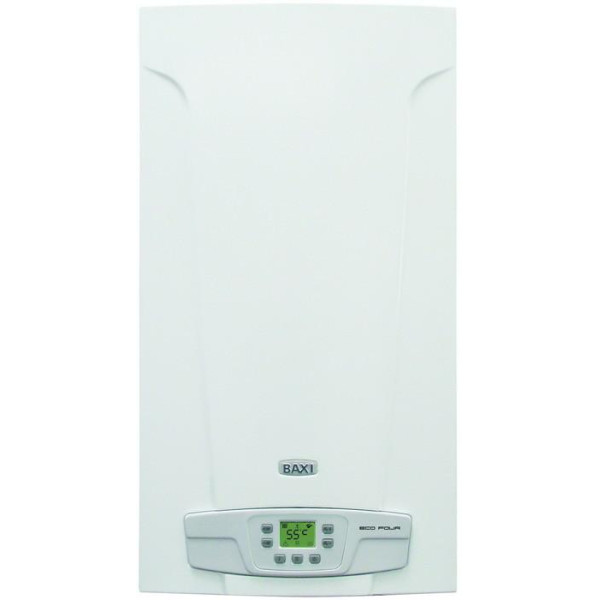 Котел газовый Baxi ECO Four 24 F (24 кВт) настенный, двухконтурный, закрытая камера сгорания (CSE46624354-) Котел газовый Baxi ECO Four 24 F (24 кВт) настенный, двухконтурный, закрытая камера сгорания (CSE46624354-)