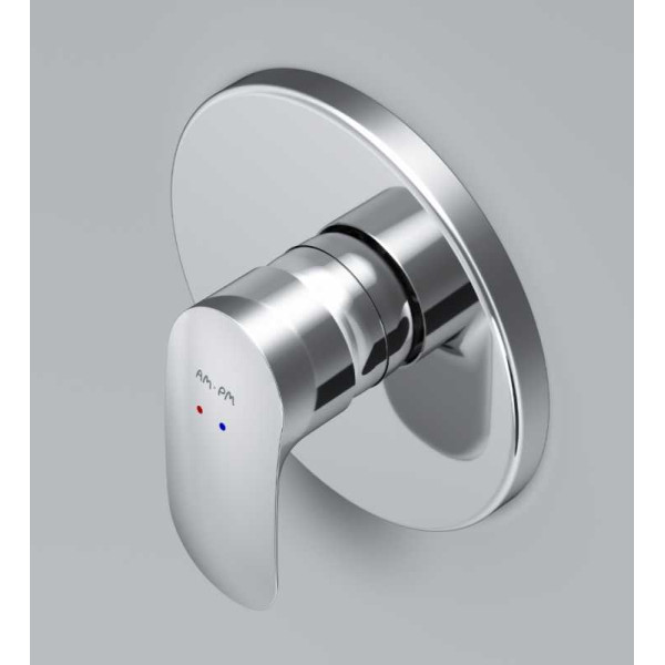 Смеситель для душа AM.PM Like внешняя часть, монтируемый в стену, хром (F8075000) Смеситель для душа AM.PM Like внешняя часть, монтируемый в стену, хром (F8075000)