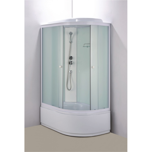 Душевая кабина Loranto 780x118x215 стекло матовое, профиль белый (CS-886EDTM/W-120) Душевая кабина Loranto 780x118x215 стекло матовое, профиль белый (CS-886EDTM/W-120)