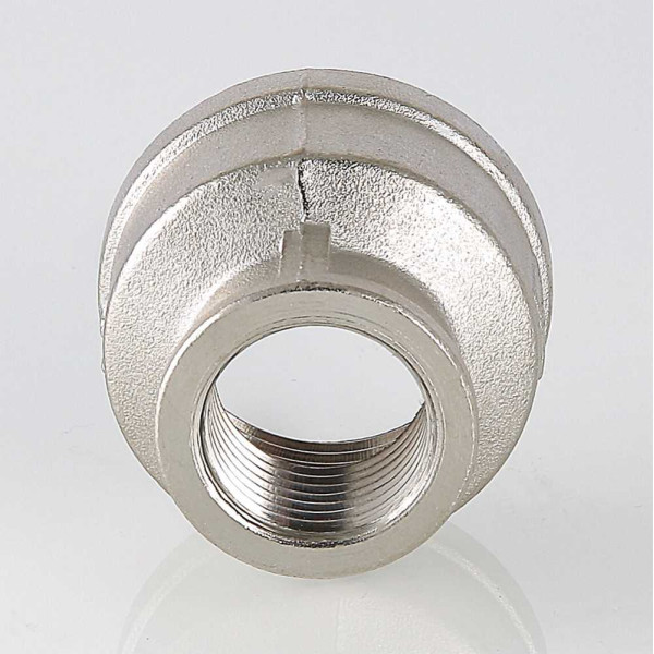 Муфта переходная 1"х2" ВВ Valtec (никель) (VTr.240.N.0906)
