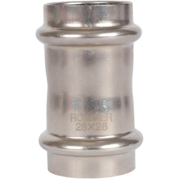Муфта 28 Rommer из нержавеющей стали (пресс) (RSS-0017-000028) Муфта 28 Rommer из нержавеющей стали (пресс) (RSS-0017-000028)