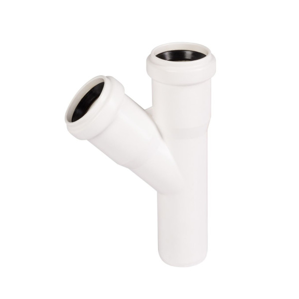 Тройник канализационный HTEA 32х32х45° (белый) Ostendorf (559600) Тройник канализационный HTEA 32х32х45° (белый) Ostendorf (559600)