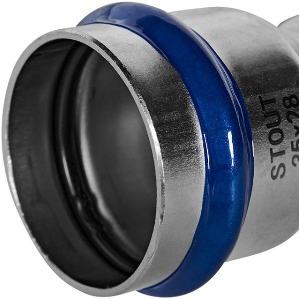 Муфта переходная 35х28 Stout SSS-2018 ВПр (нерж.ст., пресс) SSS-2018-003528 Муфта переходная 35х28 Stout SSS-2018 ВПр (нерж.ст., пресс) SSS-2018-003528