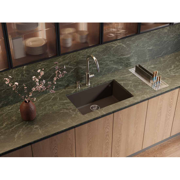 Смеситель для кухни Omoikiri Okawa 2 Plus-BN нержавеющая сталь (4994549)