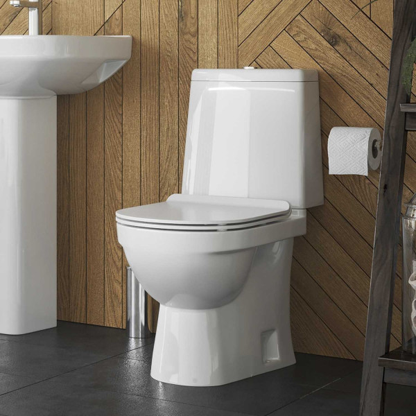 Унитаз-компакт Sanita Luxe Next Luxe Slim SL DM с сиденьем микролифт Унитаз-компакт Sanita Luxe Next Luxe Slim SL DM с сиденьем микролифт