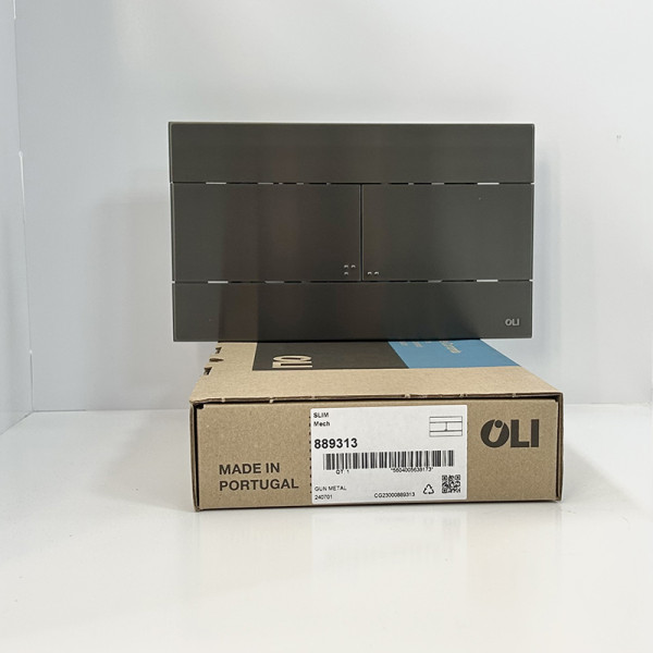 Клавиша смывная Oli Slim inox темно-серый (889313)