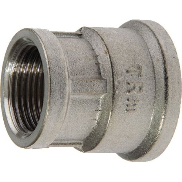 Муфта переходная 3/8"х1/2" TeRma (никель) (06077) Муфта переходная 3/8"х1/2" TeRma (никель) (06077)