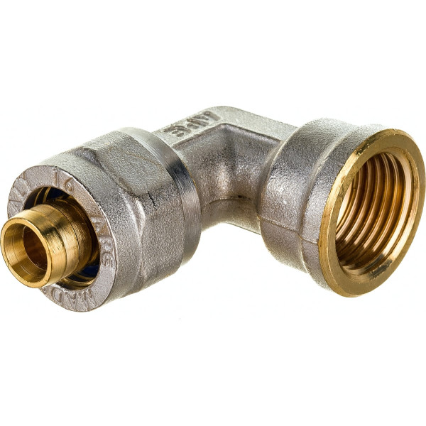 Соединение угловое 16*1/2"В Stout (обжим) SFS-0007-001216 Соединение угловое 16*1/2"В Stout (обжим) SFS-0007-001216