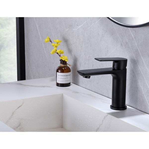 Смеситель для раковины Abber Insel черный (AF8010B) Смеситель для раковины Abber Insel черный (AF8010B)