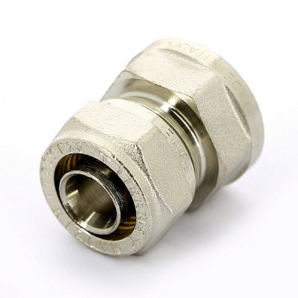 Соединение прямое Tiemme 20x1/2"В (обжим) (1600016) Соединение прямое Tiemme 20x1/2"В (обжим) (1600016)