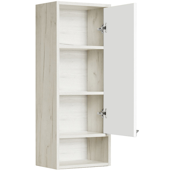 Шкаф Aquaton 1-ств. Флай Бел/Дуб Крафт бел прав (1A237903FAX1R)