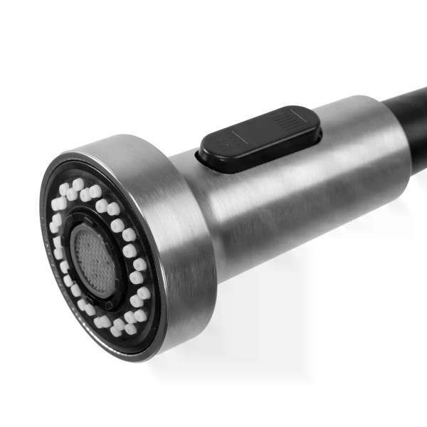 Смеситель для кухни Rea Colin с выдвижным изливом никель (REA-B0417)