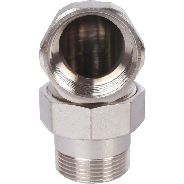 Сгон угловой (американка) 3/4" ВН Stout (никель) SFT-0059-000034 Сгон угловой (американка) 3/4" ВН Stout (никель) SFT-0059-000034