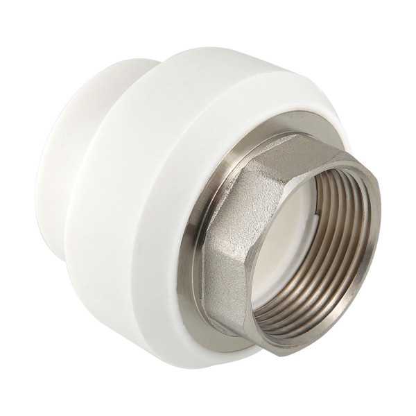 Переход PP-R 40*1 1/4"В VALTEC (латунь, под ключ, белый) VTp.706.0.04007