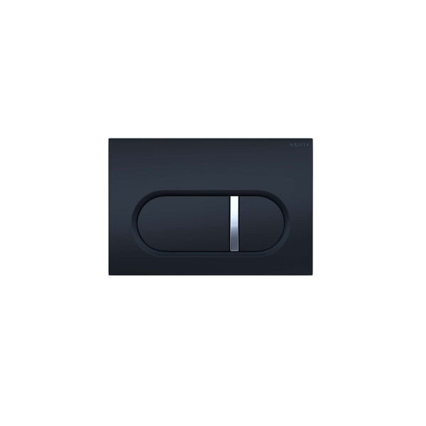 Клавиша смывная Aquatek пластик черная клавиши прямоугольные (KDI-0000045)