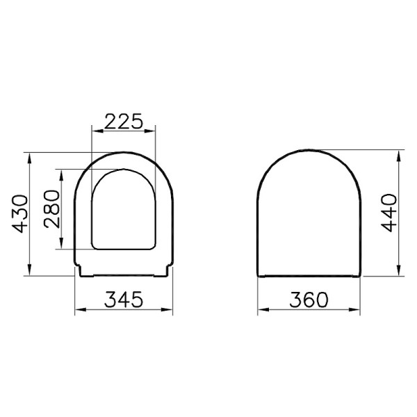 Сиденье для унитаза Vitra с микролифтом, белое (94-003-009)