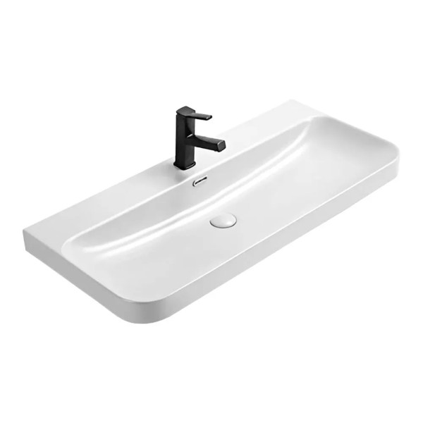 Тумба подвесная с раковиной Comforty Мадрид 1000x465x515 серый шёлк (00-00020148)