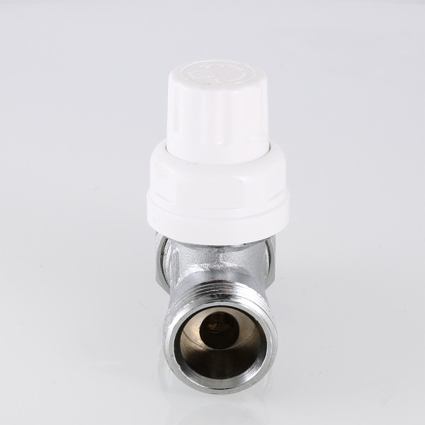 Клапан термостатический прямой 1/2"*3/4"(18) евроконус Valtec VT.032.NER (с уплотн. кольцом) (VT.032.NER.04)