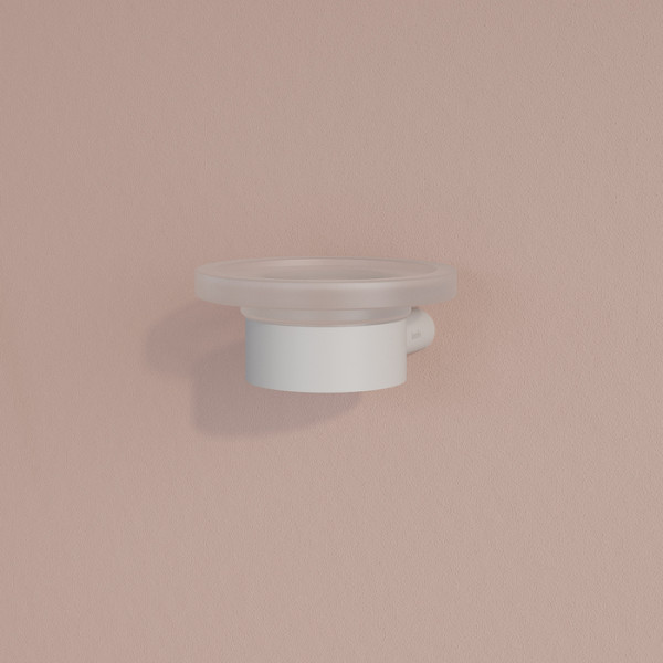 Мыльница нержавеющая сталь Petite белый матовый Iddis (PETWTSGi42)