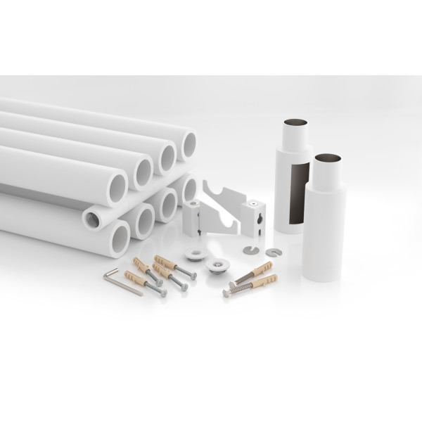 Стальной радиатор Сунержа Эталон-00 1800x256 4 секции матовый белый (30-0334-1804)