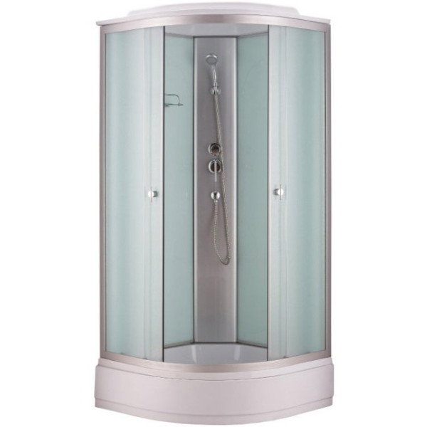 Душевая кабина Niagara 900*900*2200 стекло матовое, профиль хром (NG-3301) Душевая кабина Niagara 900*900*2200 стекло матовое, профиль хром (NG-3301)