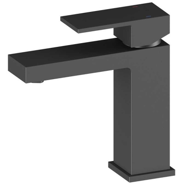 Смеситель для раковины Timo Selene черный, короткий излив (2061/03F)