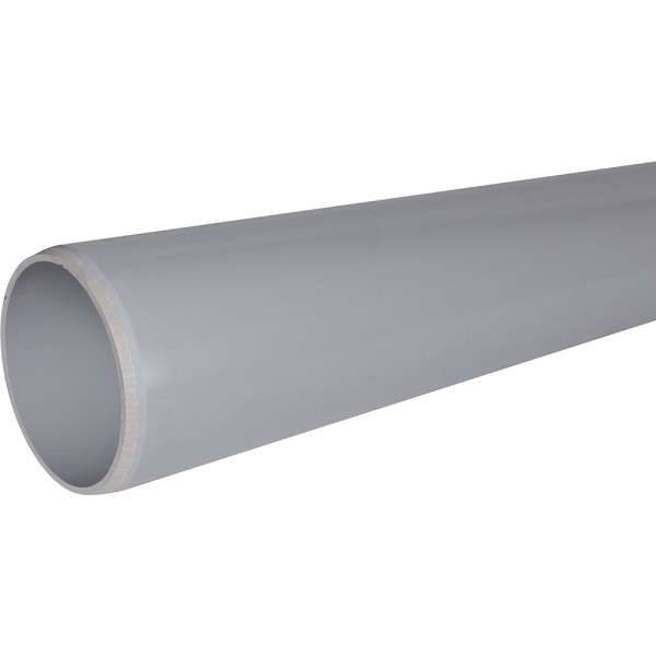 Труба 110x1500 Stout (PP, серый) (SKB-0002-110150)