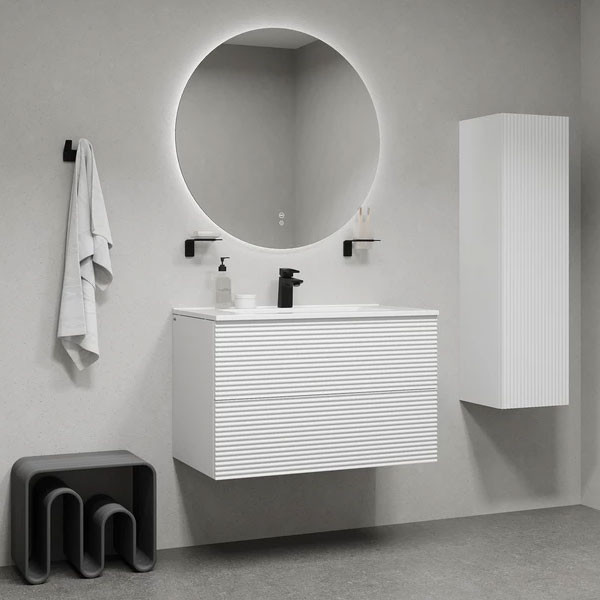 Пенал подвесной Iddis Bild 30x32x109 белый (BIL30W0i97)