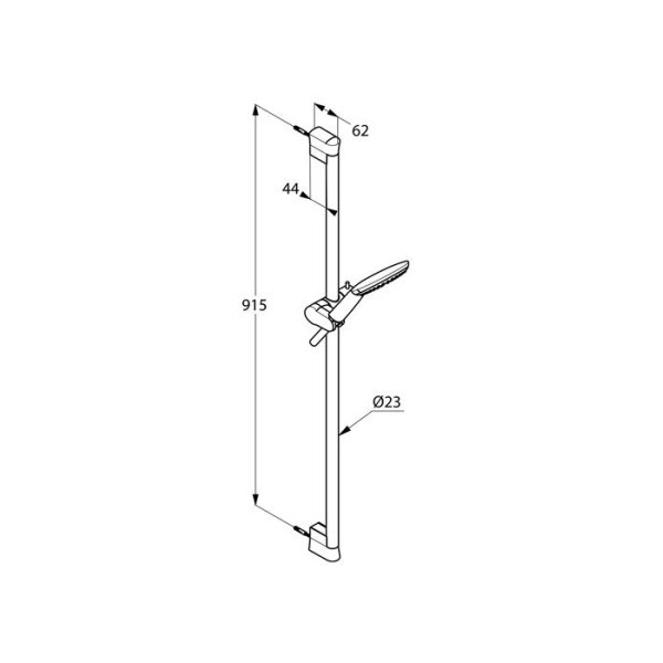 Душевой гарнитур Kludi Freshline 1S белый (6784091-00) Душевой гарнитур Kludi Freshline 1S белый (6784091-00)