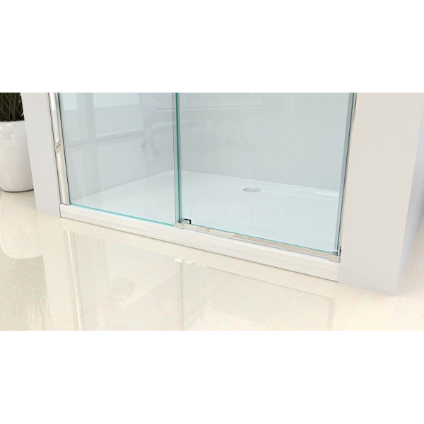 Душевая дверь BandHours Imperium 120 120х190 стекло прозрачное, профиль полированный хром