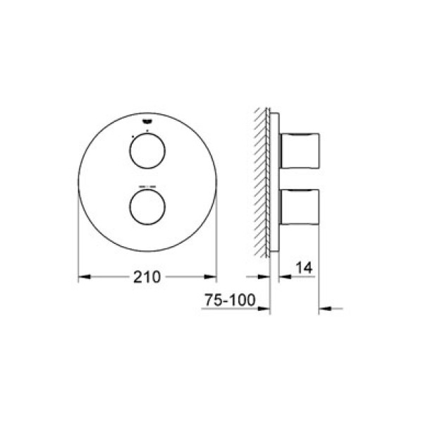 Смеситель термостатический для душа Grohe Grohtherm 3000 Cosmopolitan (19467000)