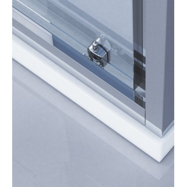 Душевая дверь BelBagno Due 110x190 стекло прозрачное, профиль хром (Due-BF-1-110-C-Cr)