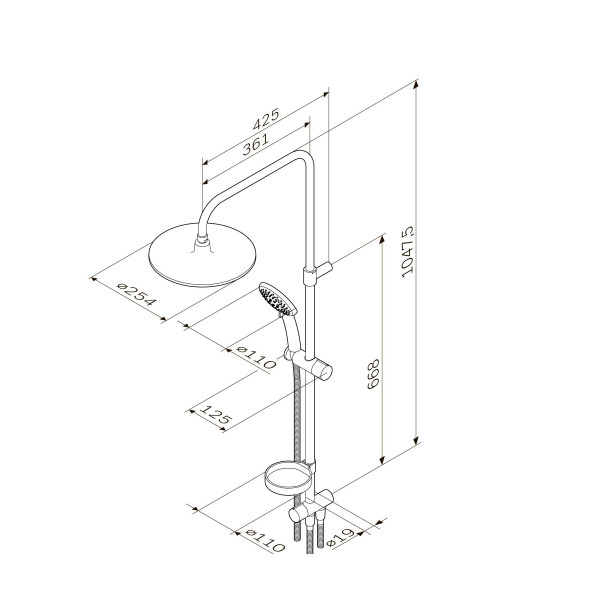 Душевой гарнитур AM.PM Like (F0780064)