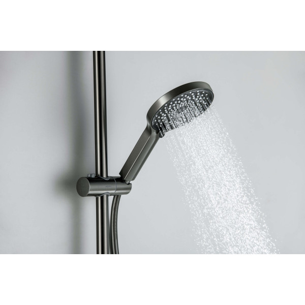 Душевой гарнитур Aquatek Лугано оружейная сталь (AQ2022BGM)