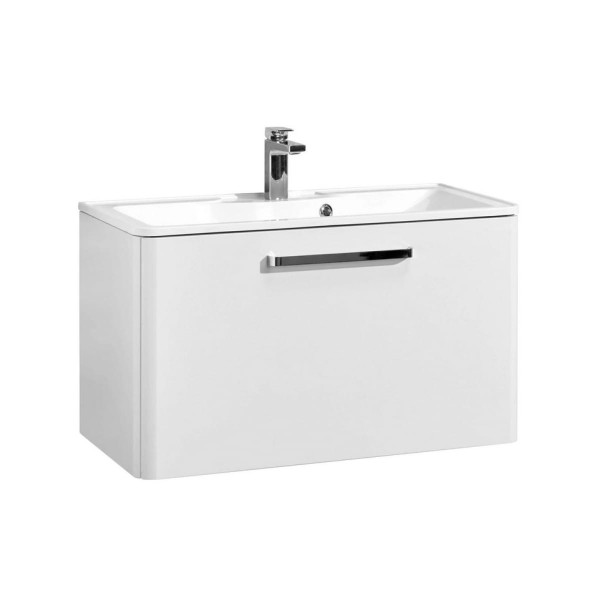 Тумба подвесная Акватон Валенсия 110 белый жемчуг (1A123701VAG30)