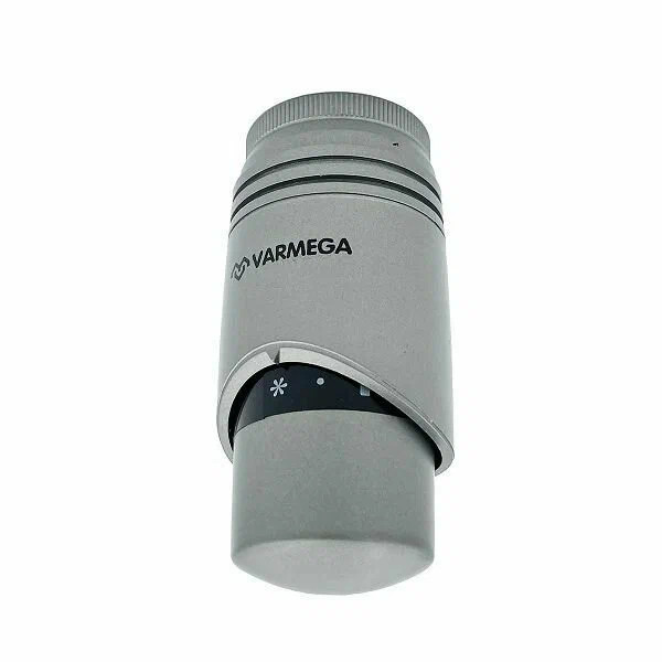 Головка термостатическая Varmega VM112 жидкостная М30х1,5 (серая) (VM11203) Головка термостатическая Varmega VM112 жидкостная М30х1,5 (серая) (VM11203)