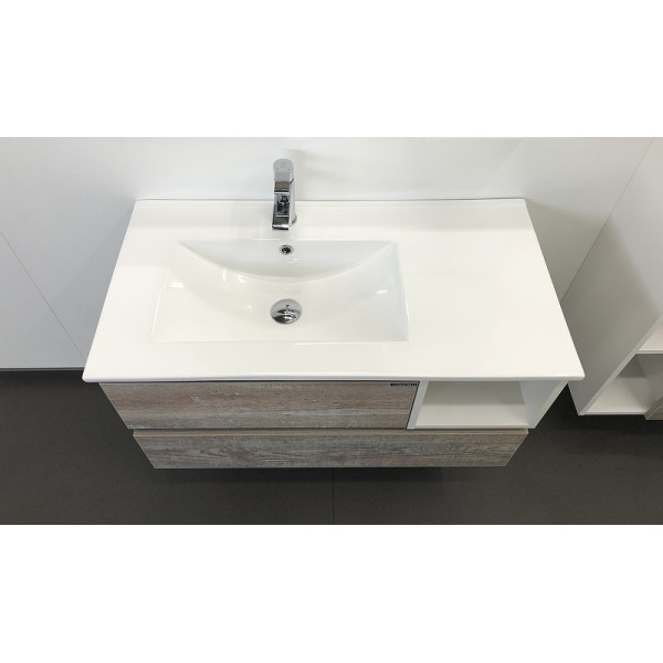 Тумба подвесная с раковиной Comforty Турин 900x470x495 дуб бежевый (00004137135) Тумба подвесная с раковиной Comforty Турин 900x470x495 дуб бежевый (00004137135)