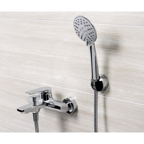 Смеситель для ванны и душа WasserKRAFT Lopau 3201 с коротким изливом