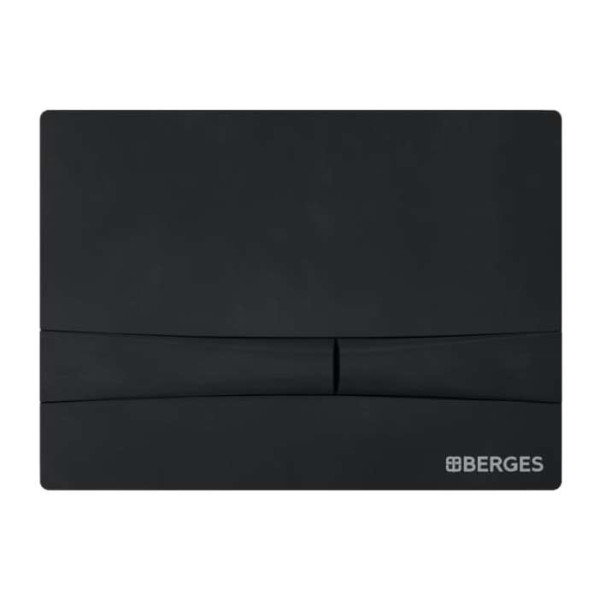 Комплект инсталляция с унитазом Berges Novum525 c с кнопкой F5 SoftTouch черная, унитаз FLOE Rimless, сиденье Floe Slim SO (043224)