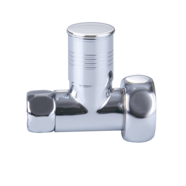 Вентиль запорный для полотенцесушителя Vieir 3/4"x1" ВВ хром (VR2045D)