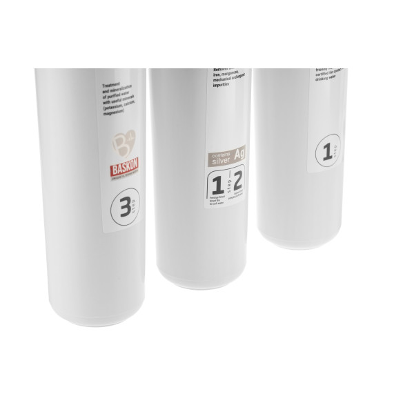 Комплект сменных картриджей для Гейзер Оптима (для мягкой воды) (50123) Комплект сменных картриджей для Гейзер Оптима (для мягкой воды) (50123)