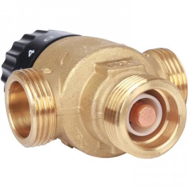 Вентиль термостатический смесительный Stout 3/4" НР 30-65°C, KVs 1,8 SVM-0125-186520 Вентиль термостатический смесительный Stout 3/4" НР 30-65°C, KVs 1,8 SVM-0125-186520