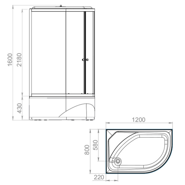 Кабина гидромассажная Melodia Classica 120х80 высокий поддон Left, стекло прозрачное, профиль белый (MB01012) Кабина гидромассажная Melodia Classica 120х80 высокий поддон Left, стекло прозрачное, профиль белый (MB01012)