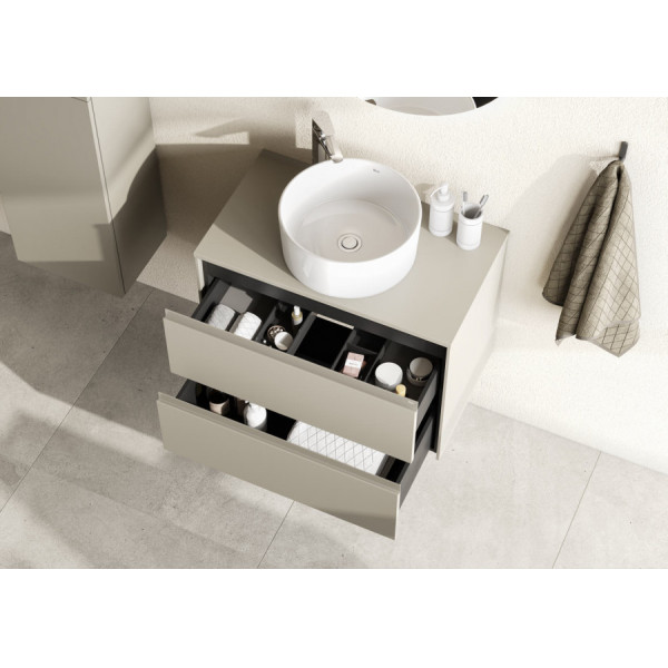 Тумба подвесная Roca Ona 790x453x18 серый (A857618510) Тумба подвесная Roca Ona 790x453x18 серый (A857618510)