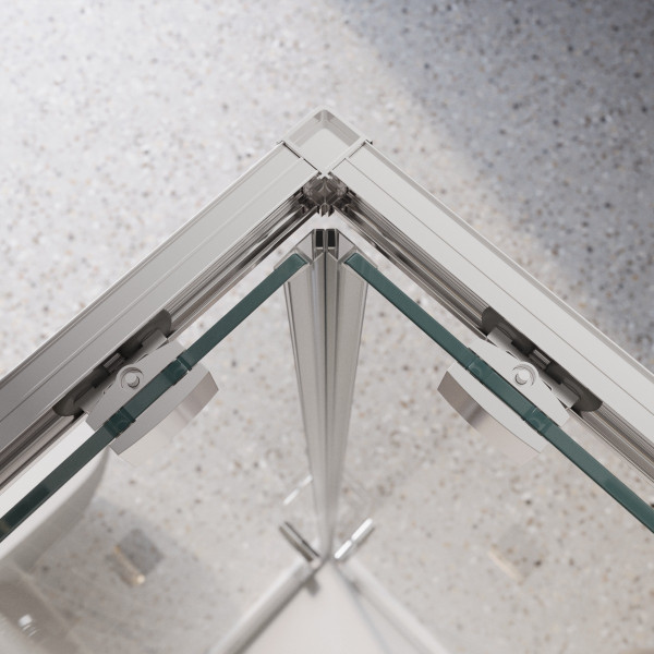 Душевой уголок BelBagno Luce 125x100x195 стекло прозрачное, профиль хром (LUCE-AH-21-125/100-C-Cr) Душевой уголок BelBagno Luce 125x100x195 стекло прозрачное, профиль хром (LUCE-AH-21-125/100-C-Cr)
