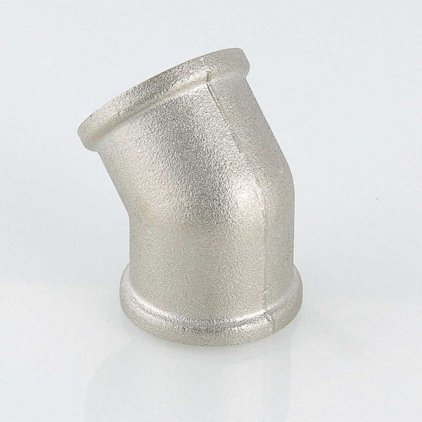 Угольник 1/2" ВВ 45 гр. Valtec (никель) (VTr.091.N.0004) Угольник 1/2" ВВ 45 гр. Valtec (никель) (VTr.091.N.0004)
