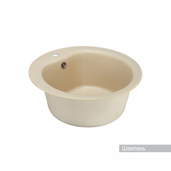 Мойка для кухни врезная Aquaton Мида 510x510x211 шампань (1.A712.7.32M.D29.0)