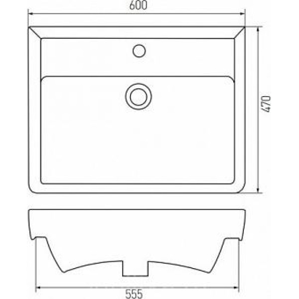 Тумба-умывальник Aquaton Америна 60 Н/1WH302082 Раковина Тигода (1A1692K1AM010)